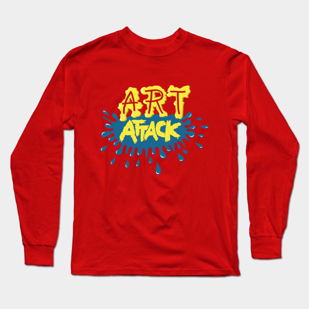 Art Attack - Art Attack - Long Sleeve T-Shirt | TeePublic
